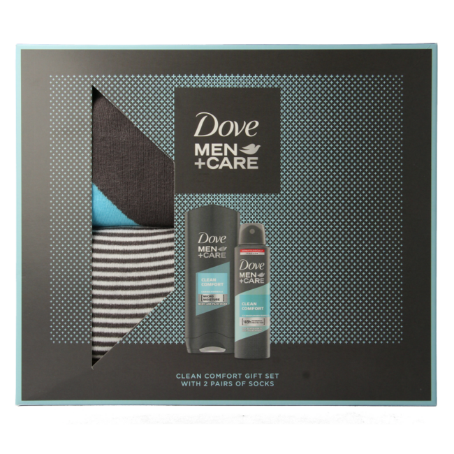Cofanetto Regalo Dove MC Clean Comfort con Calzini, 1 Set