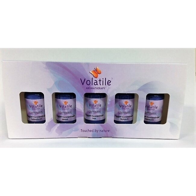 Volatile Coffret cadeau infusion pour sauna 5 x 30 ml 1 set