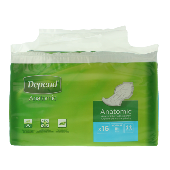 Depend Anatomic normal 16 sztuk