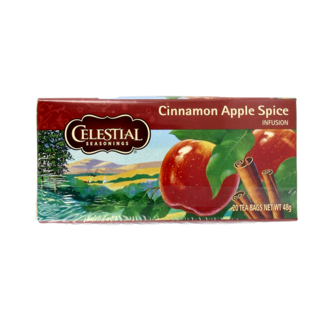 Tè alle erbe Celestial Seasonings Mela e Cannella 20 Bustine