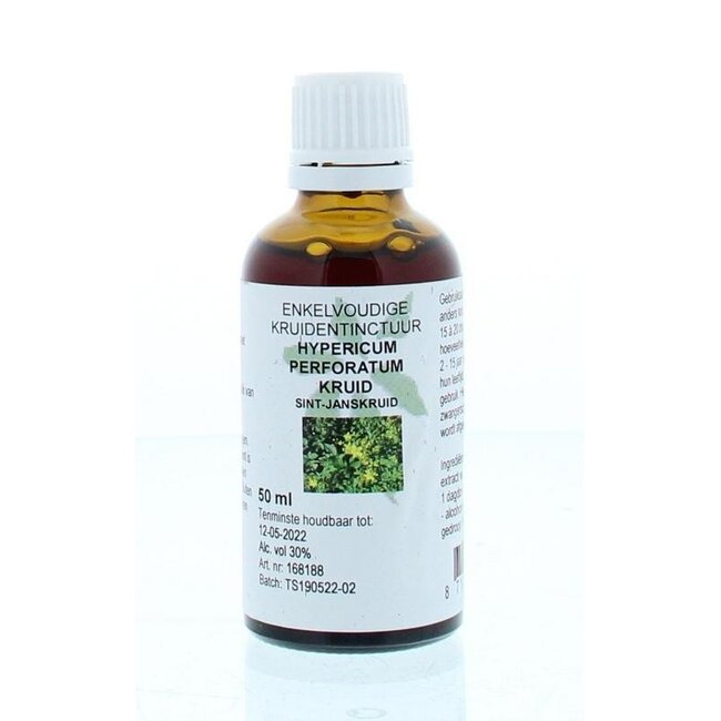 Cruydhof Hypericum perforatum / sint janskruid tinctuur 50 Milliliter