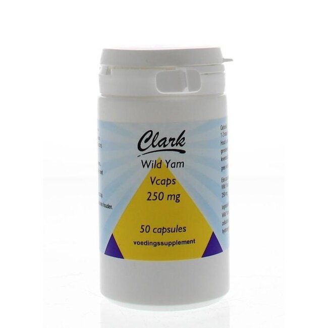 Clark Wild Yam 250mg 50 Vegetarian capsules