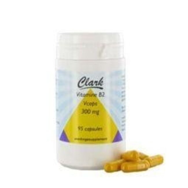 Clark Vitamina B2 300mg 95 Cápsulas