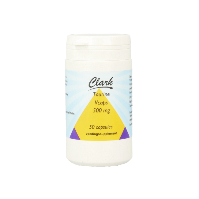 Clark Taurine 500mg 50 Capsules