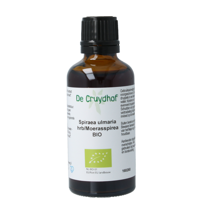 Cruydhof Spiraea ulmaria erba / tintura di olmaria biologica 50 Millilitri