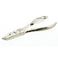 Tronchesino per Unghie Malteser con Manico Zigrinato 12 cm Nichel 33, 1 Pezzo