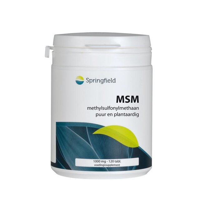 Springfield MSM 1000mg 120 Tablets