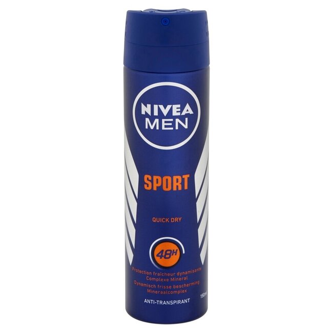 Nivea Men Deodorante Spray Sport 150 Millilitri