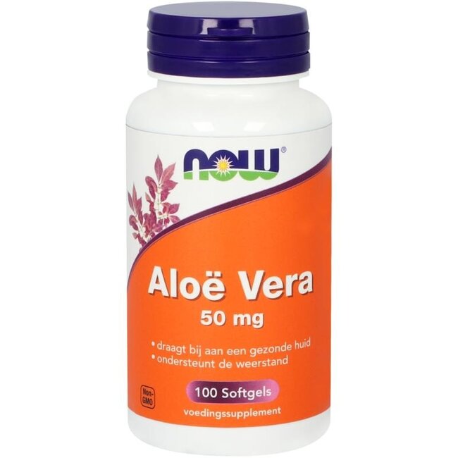 NOW Aloe Vera 50mg 100 Softgel