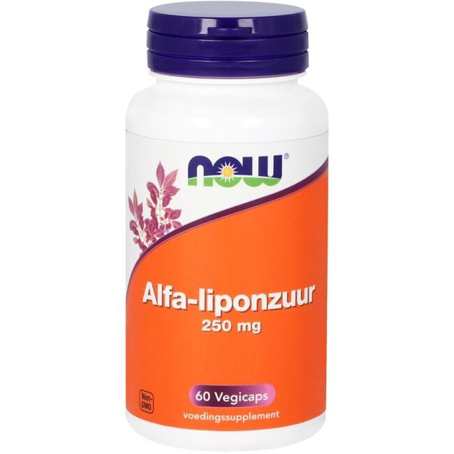 NOW Alpha-Liponsäure 250 mg 60 Vegetarische Kapseln