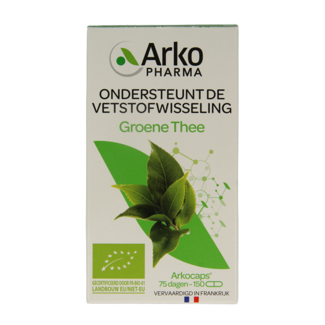 Thé vert bio 150 gélules végétales