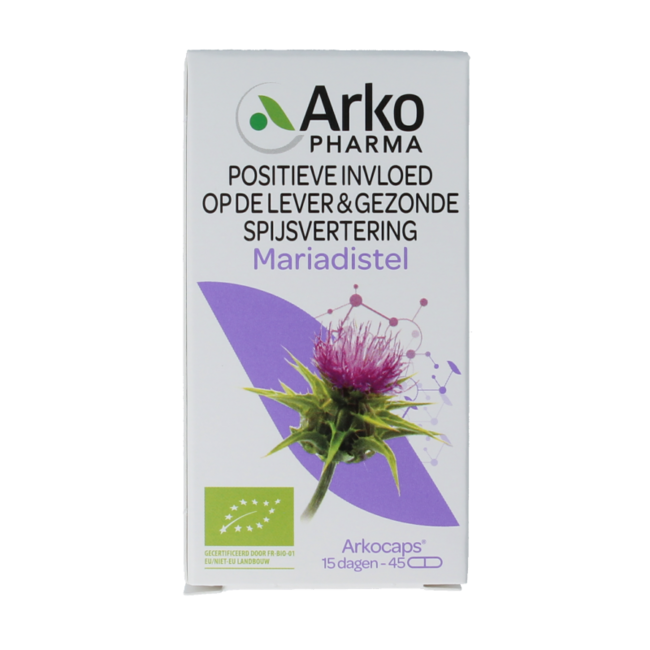 Arkocaps Organic Milk Thistle 45 Capsules