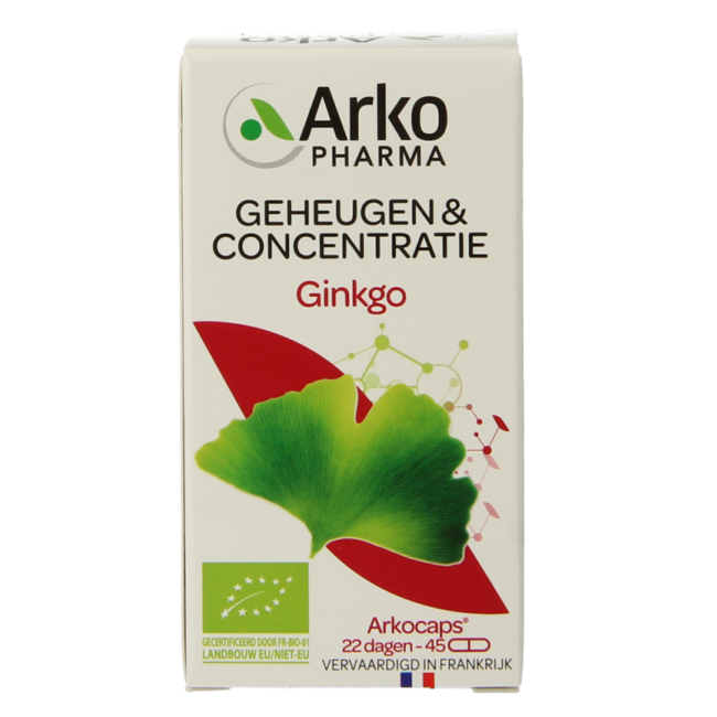 Ginkgo bio 45 cápsulas