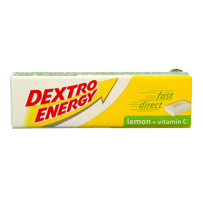 Tablettes de dextrose au citron avec vitamine C, 47 g, 1 rouleau