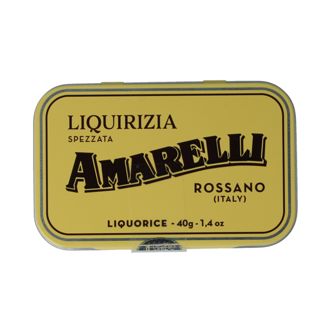 Amarelli Liquirizia Pura in Pezzi in Lattina 40 Grammi