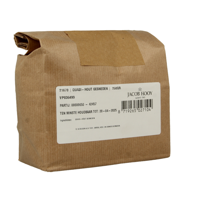 Jacob Hooy Quassia Wood Cut 250g