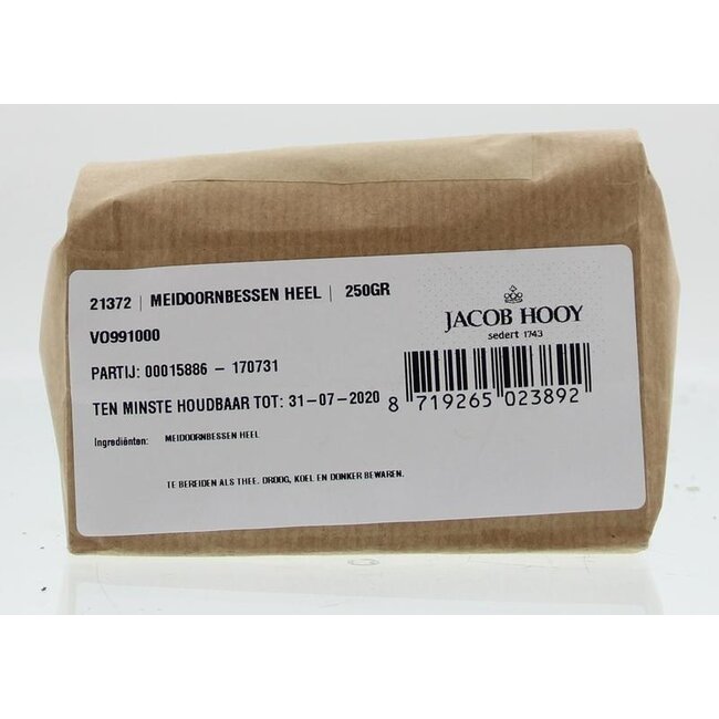 Jacob Hooy Weißdornbeeren 250 Gramm