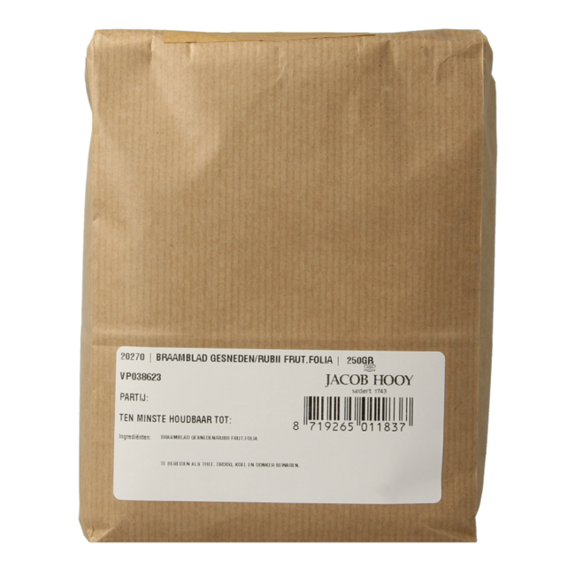 Jacob Hooy Hoja de Zarzamora 250 Gramos