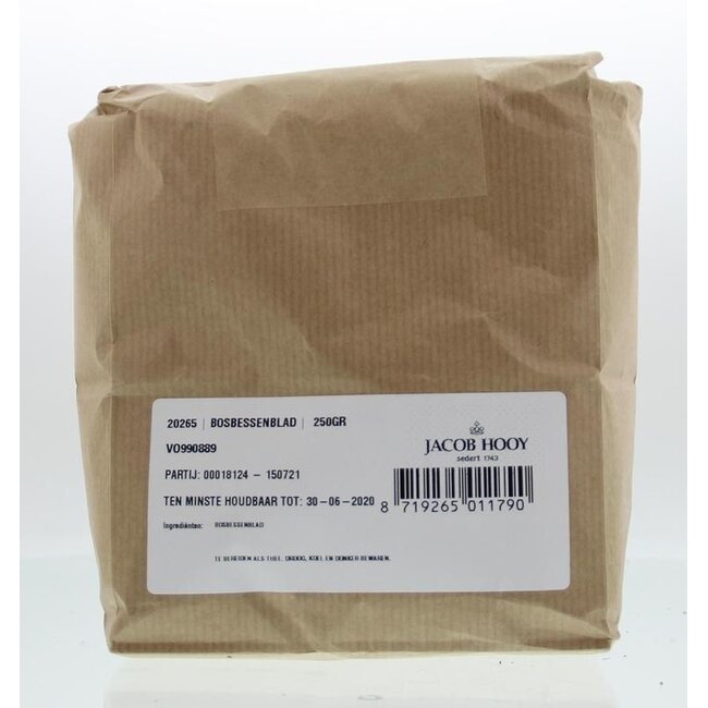 Jacob Hooy Feuilles de Myrtille 250 Grammes