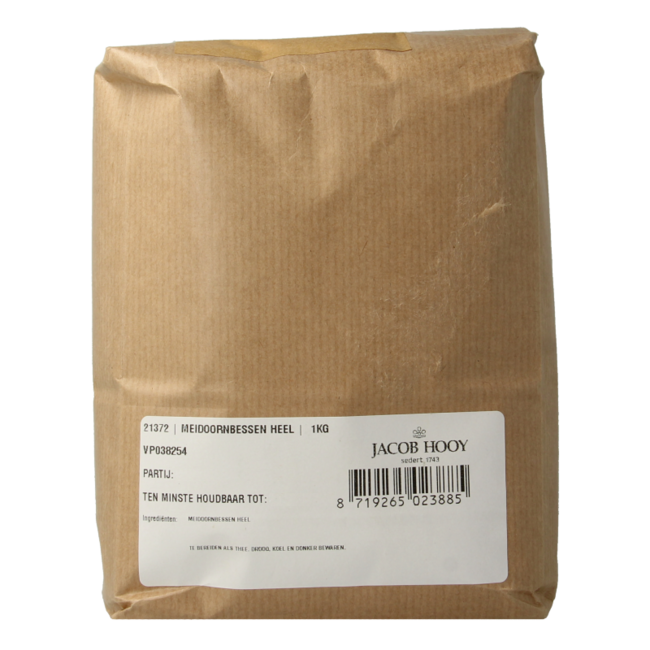 Jacob Hooy Bayas de Espino Blanco 1 Kilogramo