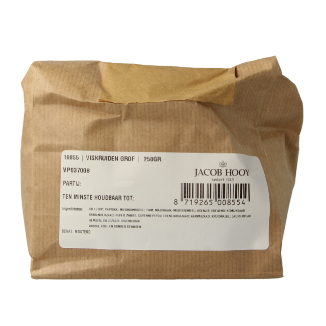 Especias para pescado Jacob Hooy gruesas 250 g