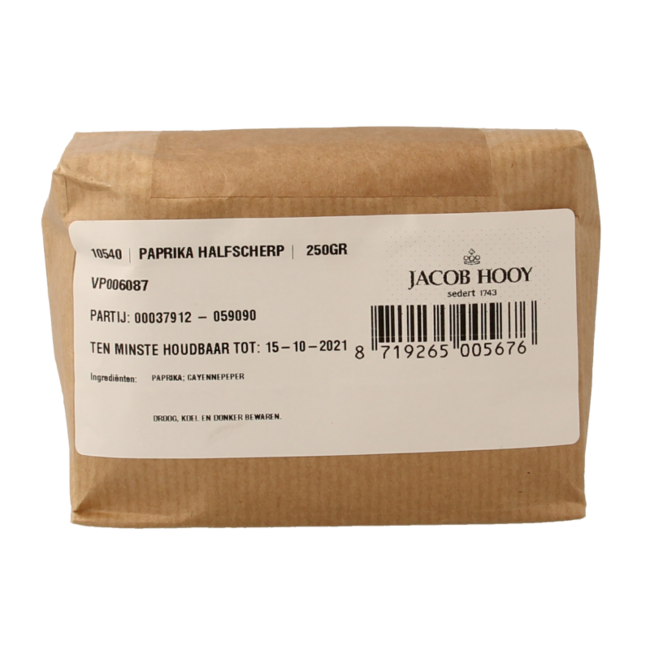 Jacob Hooy Pimentón semipicante 250 g