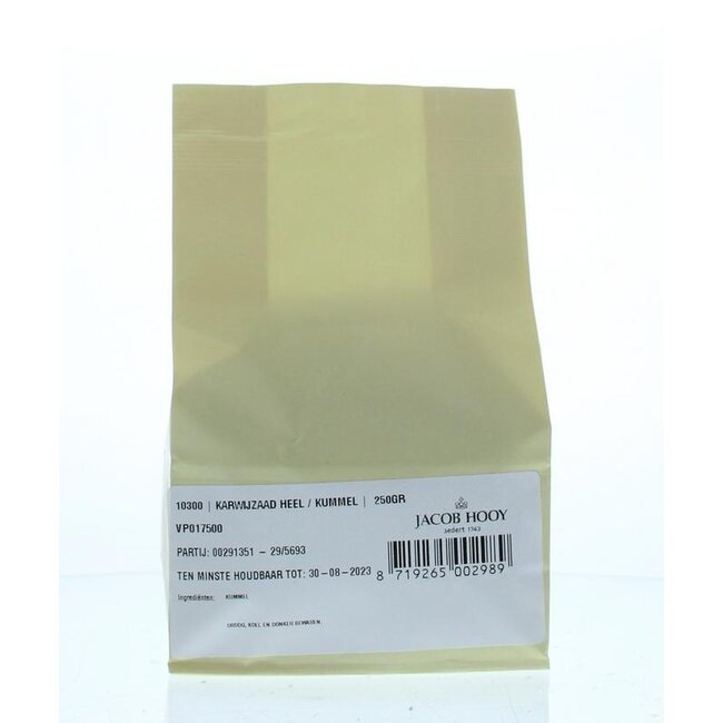 Jacob Hooy Graines de carvi / cumin des prés 250 g