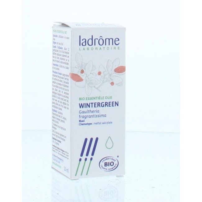Olio di Wintergreen Biologico Ladrome 10 Millilitri
