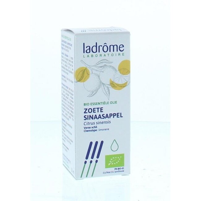 Ladrome Sinaasappel olie bio 10 Milliliter