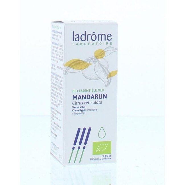 Ladrome Mandarijn olie bio 10 Milliliter