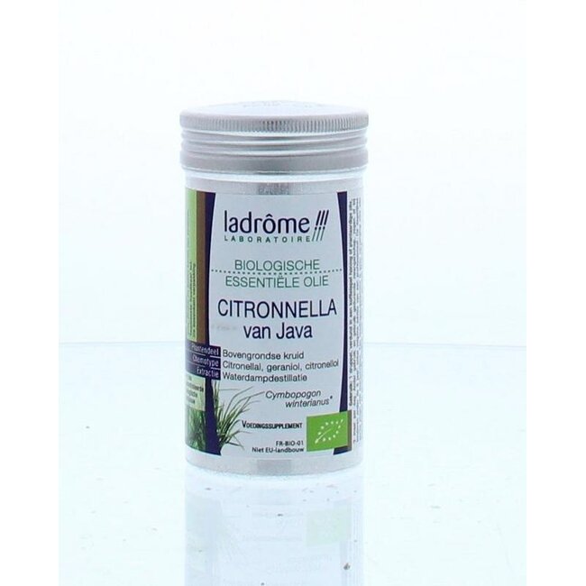 Ladrome Citronella olie bio 10 Milliliter