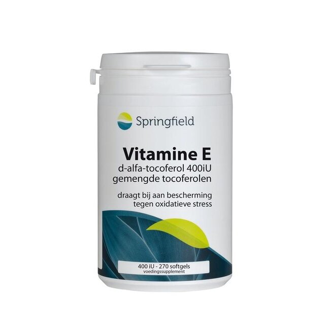 Springfield Witamina E 400IU 270 Kapsułek Softgel