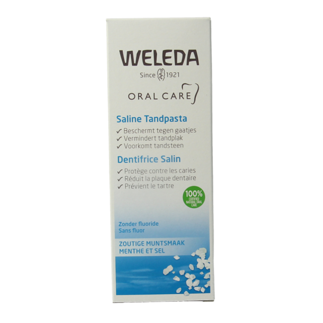 Pasta de dientes salina para el cuidado bucal, 75 ml