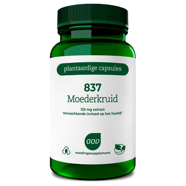 AOV 837 Feverfew 60 Vegetarian capsules