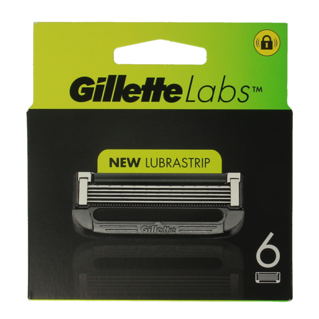 Gillette Labs Lubrastrip, 6 unidades