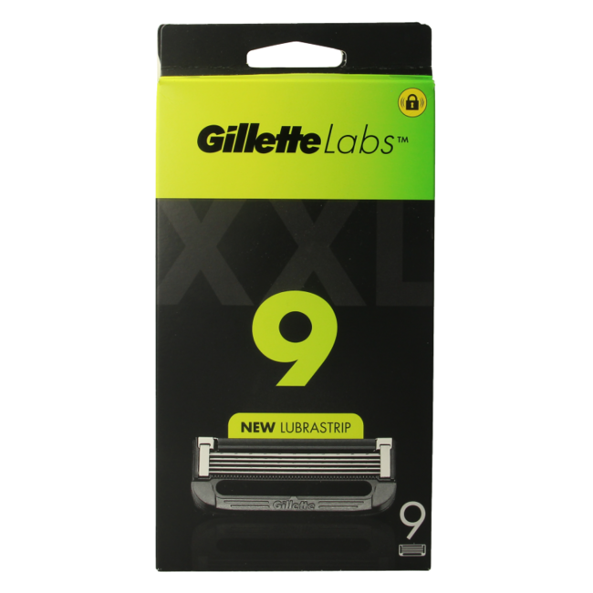 Gillette Labs navulmesjes 9 Stuks