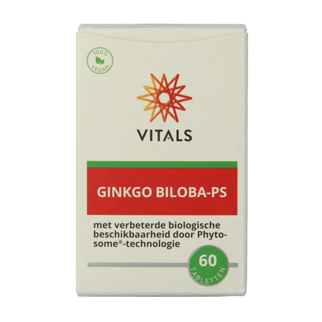 Vitals Ginkgo biloba PS 480 mg 60 Tablets