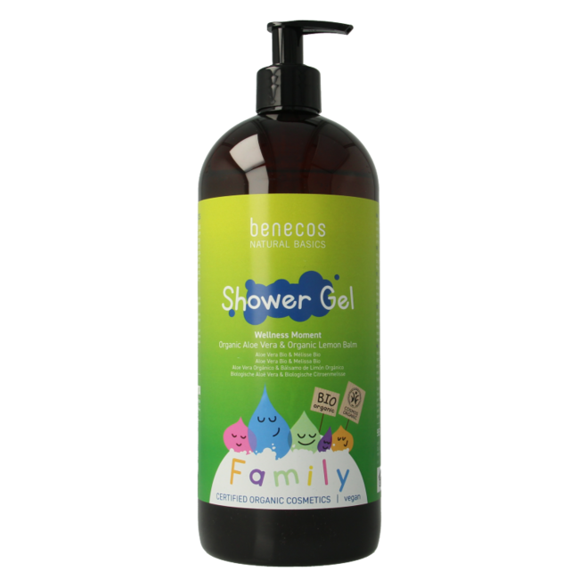 Benecos natural beauty Naturalny żel pod prysznic rozmiar rodzinny Chwila Wellness 950 mililitrów
