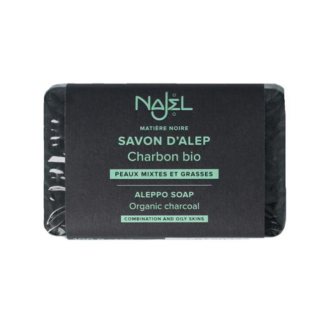 Najel Aleppo Olive Soap with Charcoal 100g