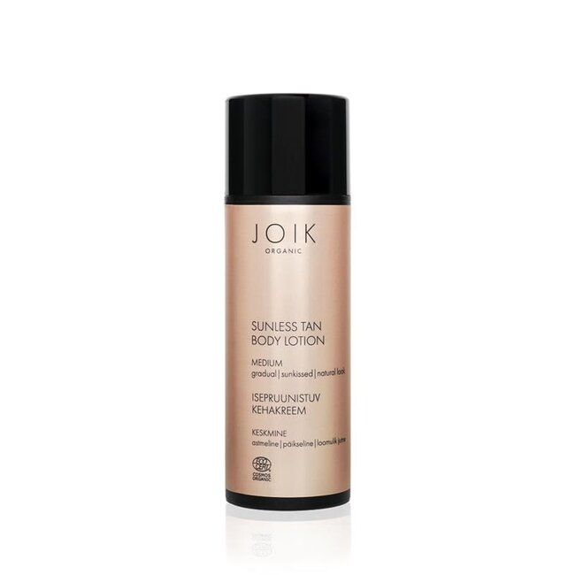 Joik Organics Loción corporal autobronceadora media 150 mililitros