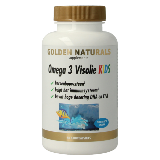 Golden Naturals Omega 3 Fish Oil Kids 60 Capsules