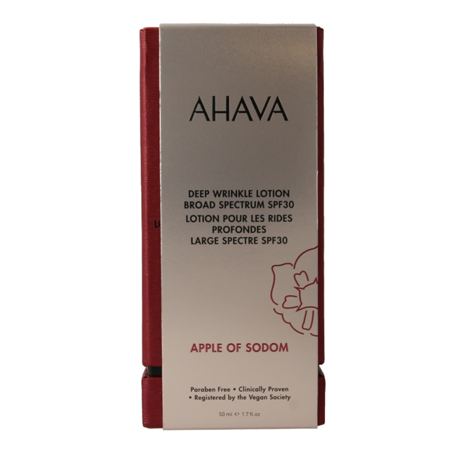 Ahava Deep Wrinkle Lotion LSF 30, 50 Milliliter