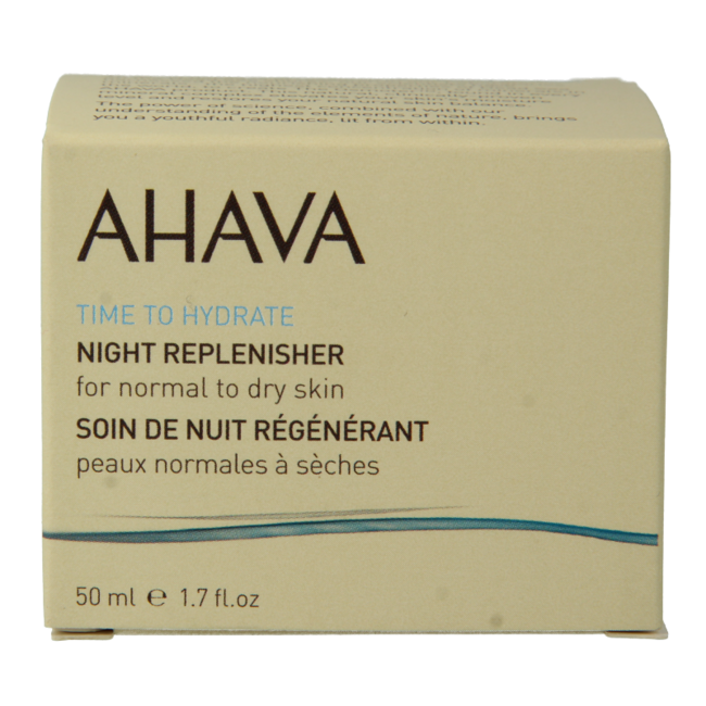 Ahava Soin de nuit régénérant peaux normales à sèches 50 ml