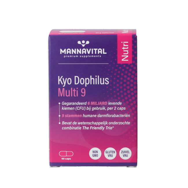 Mannavital Kyo Dophilus Multi 9 60 Capsule