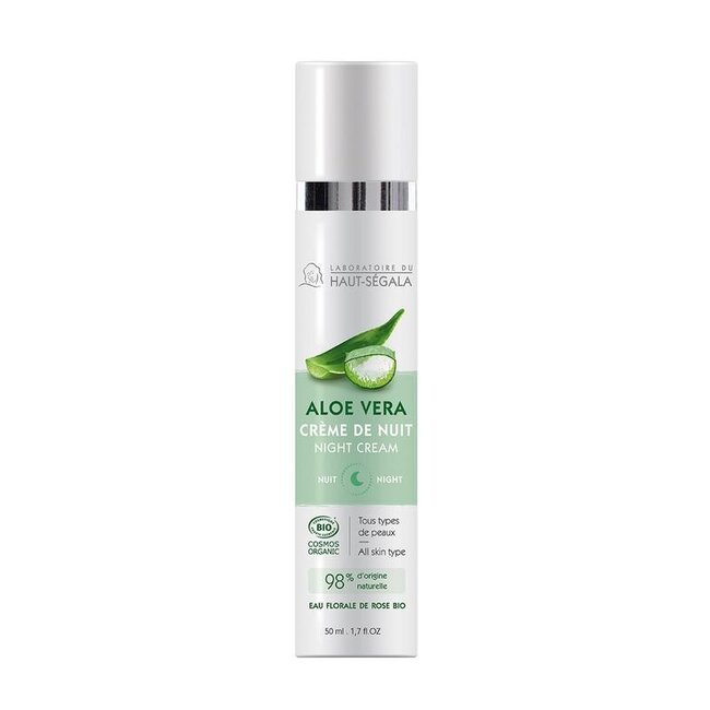 Crema de noche de aloe vera Haut Segala 50 ml