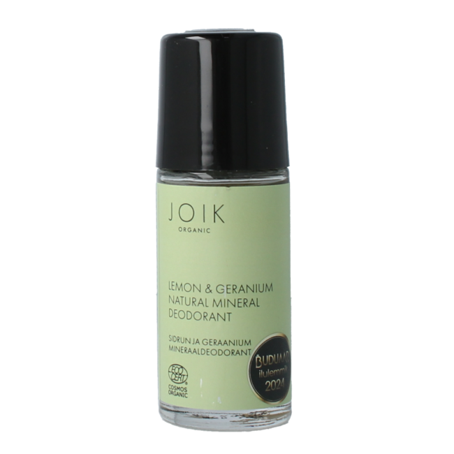 Joik Organics Zitrone & Geranie Mineral-Deodorant vegan 50 Milliliter