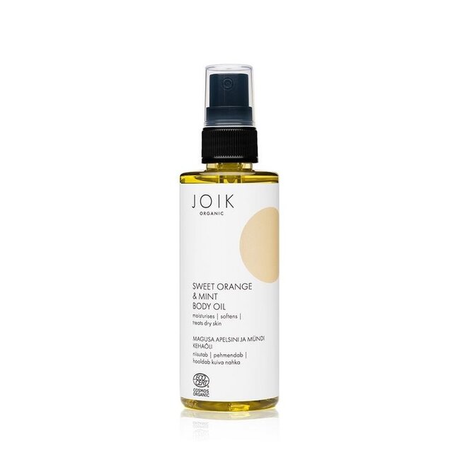 Joik Organics Sweet Orange & Mint Vegan Body Oil 100ml
