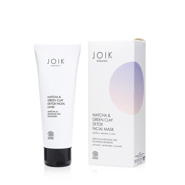 Maschera Viso Detox Joik Organics Matcha e Argilla Verde 75 Millilitri