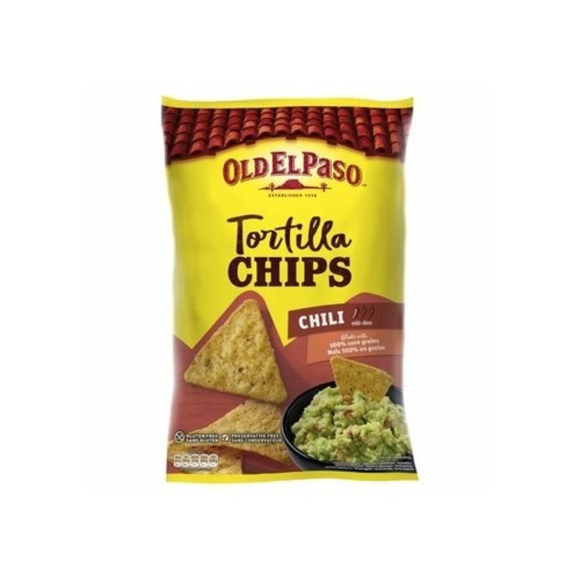 Old El Paso Chilli Tortilla Chips 185g