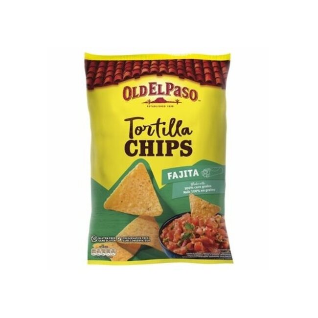 Old El Paso Tortilla chips saveur fajita 185 g